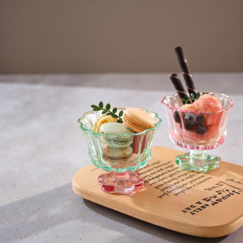 Creative Footed Glass Dessert Cup